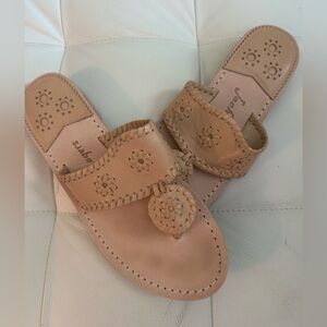 Jack Roger’s tan leather sandals size 8